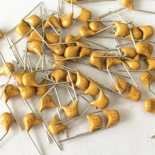 100pcs multlayer ceramic capacitor 22000PF 22NF 0.022uF 50V 223 pitch=5.08mm #bv picture