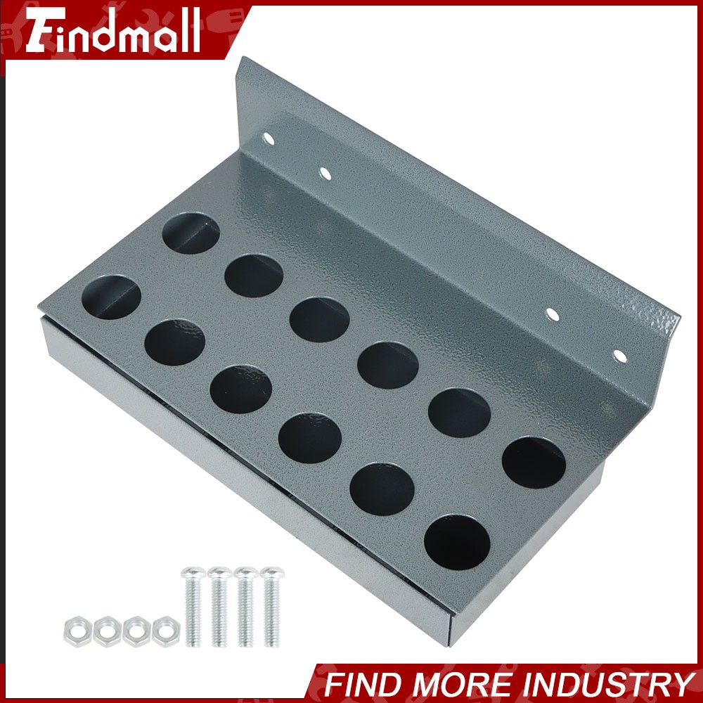 Findmall R8 Collets Rack - 12 Holes - Heavy gauge steel