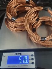 5 Lbs Scrap Copper Wire Bare Bright #10 And #12 Stranded Assorted Lengths picture