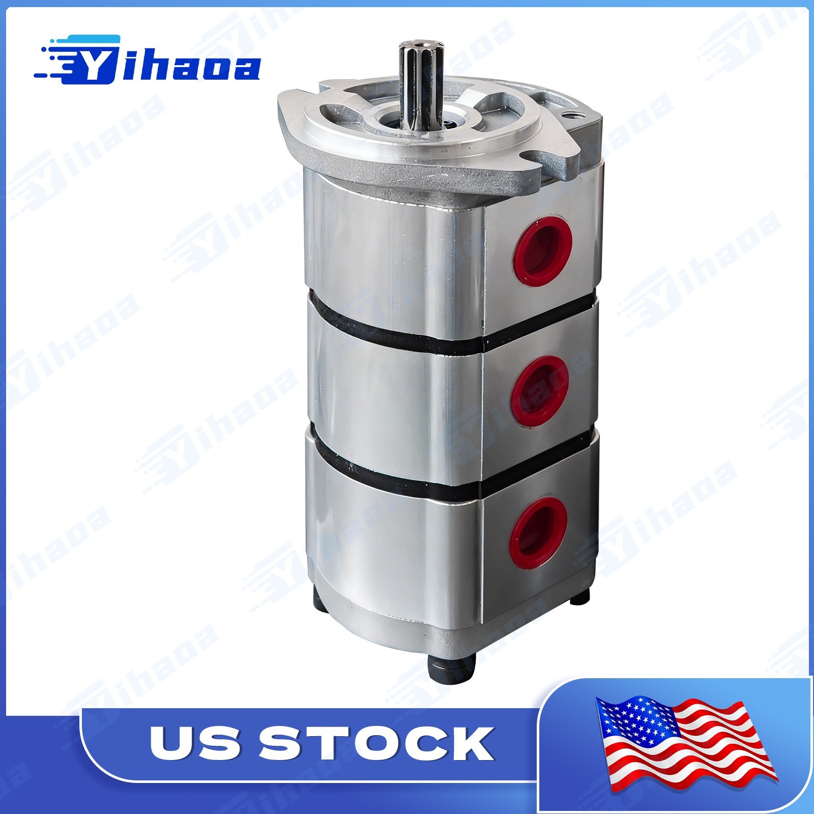 Agt Triple Hydraulic Pump Pgp510888g3lp Skid Steer