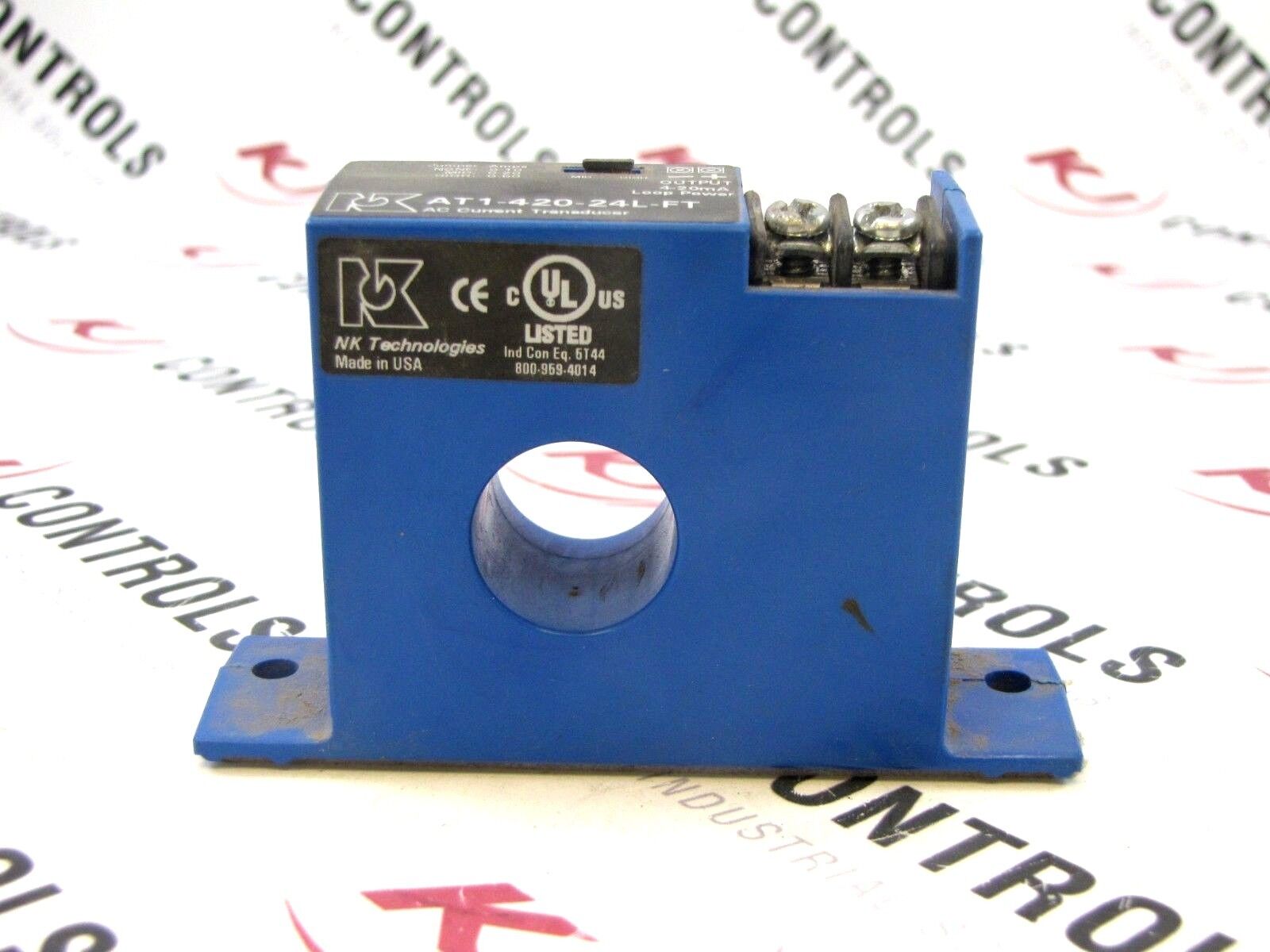 NK Technologies AT1-420-24L-FT AC Current Transducer 4-20mA