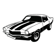 CHEVY-CHEVROLET CAMARO Z28 CLIPART-VECTOR CLIP ART GRAPHICS-DXF SVG EPS AI PNG picture