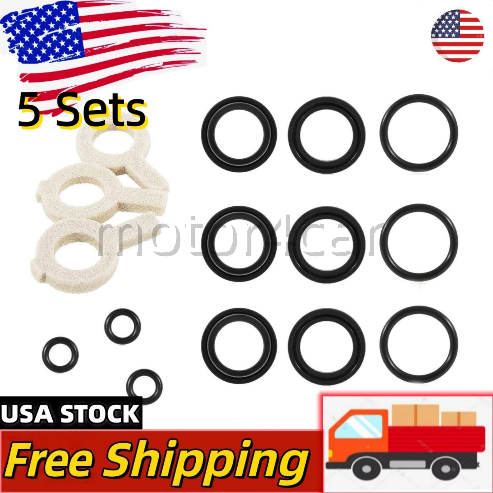 5x Fit Cat Pump Model 30 31 34 35 310 310S 310B 310W 340 34 30623 Seal Kit