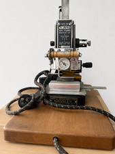 Working Vintage Kingsley Model M Hot Foil Gold Stamping Machine 23K Gold Type Se picture