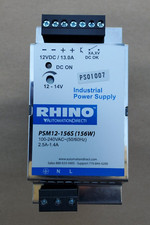 Rhino PSM12-156S Switching Power Supply 12-14VDC 13A 156W Industrial Tested Work picture
