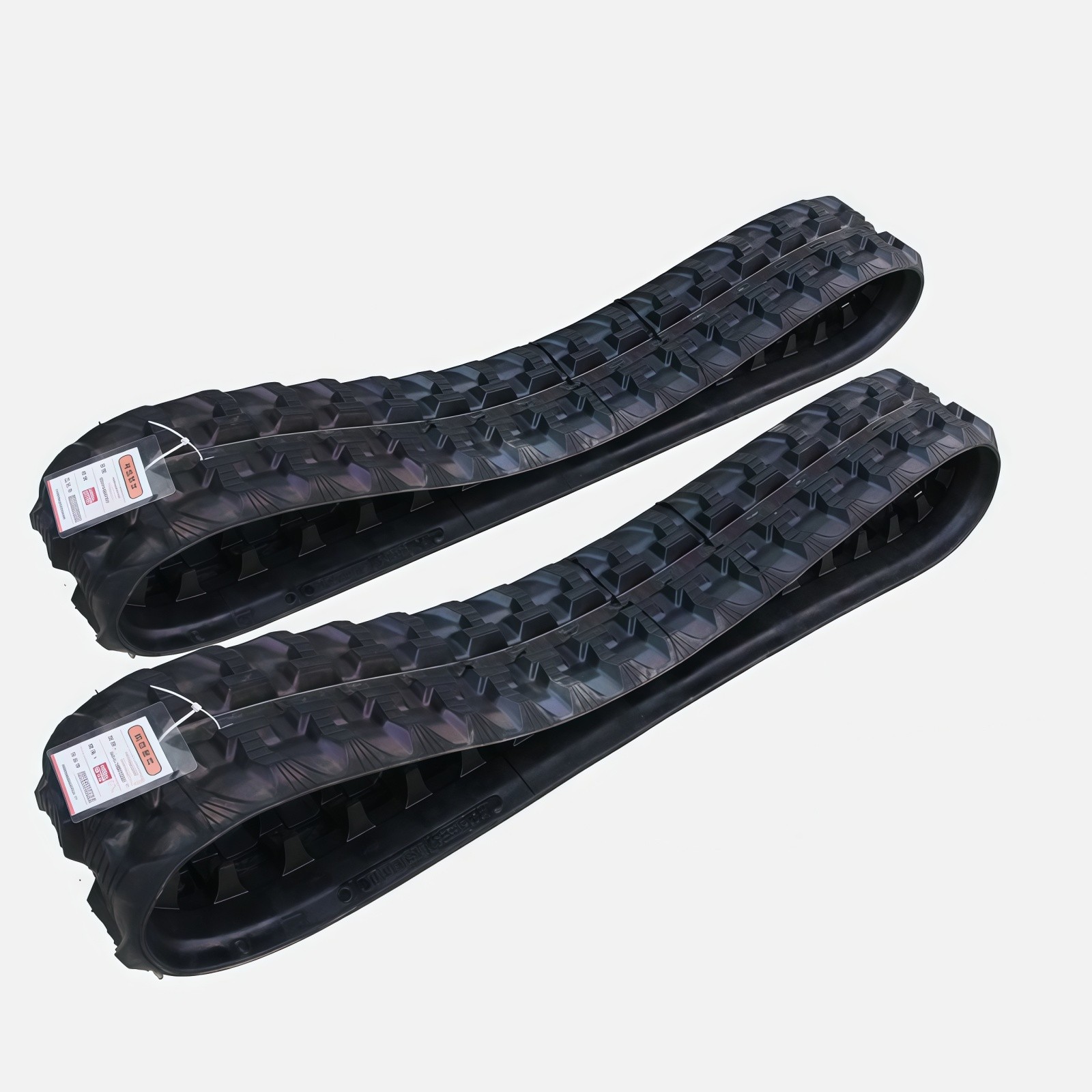 2 PCS Rubber Tracks 180x72x37 Heavy Duty Replacement Crawler For Mini Excavator