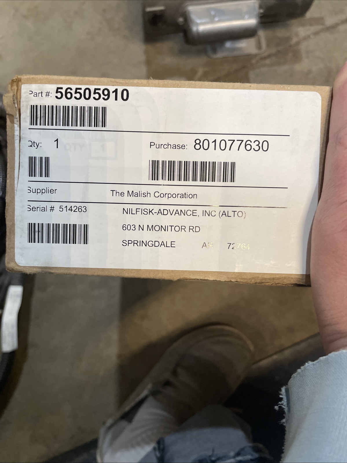 NILFISK-ADVANCE 2 Pk 17 Pad Holder 56505910