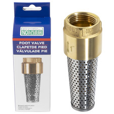 1 Inch Foot Valve No-Lead Brass Heavy Duty Backflow Preventer 1