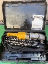 DeWalt DW124 Heavy Duty Right Angle Drill, 2 Speed W/Case and Extra Bits picture
