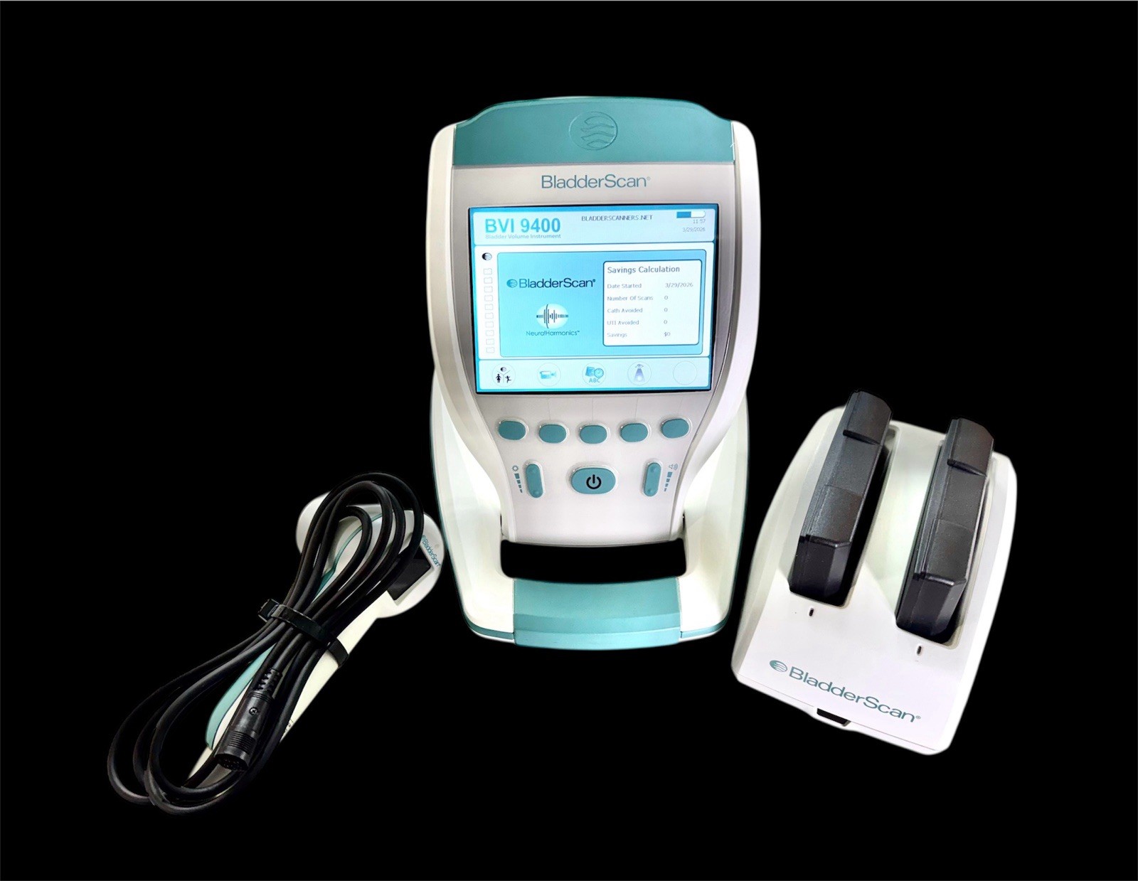 CERTIFIED REBUILT VERATHON BVI-9400 BLADDER SCANNER 1 YR WARRANTY NEW BATTERIES