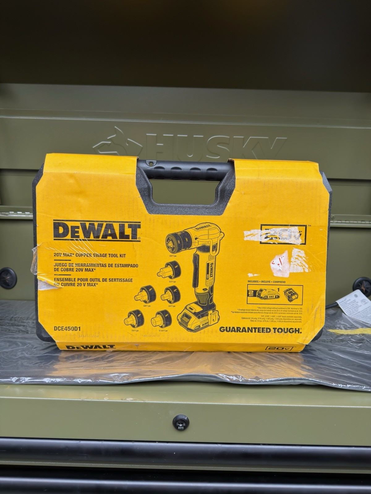 DEWALT DCE450D1 20V MAX Copper Swage Tool Kit BRAND NEW Battery/Charger Included