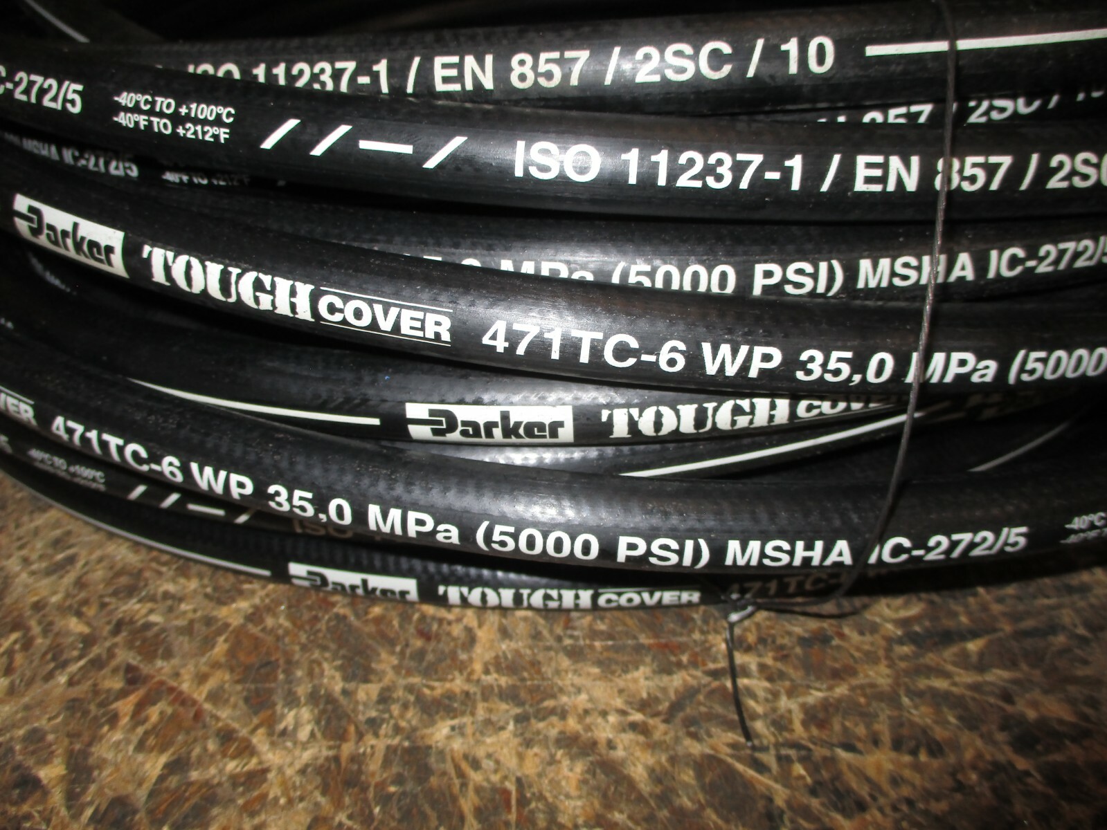 PARKER HYDRAULIC HOSE 471TC-6 3/8 PARKER HYDRAULIC HOSE 471TC-6 3/8