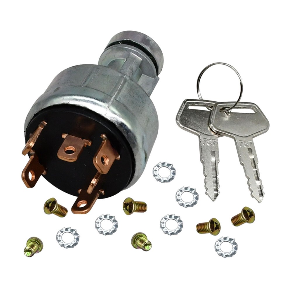 Tractor Ignition Starter Key Switch 194155-52110 Momentary Glow Plug Position Tractor Ignition Starter Key Switch 194155-52110 Momentary Glow Plug Position