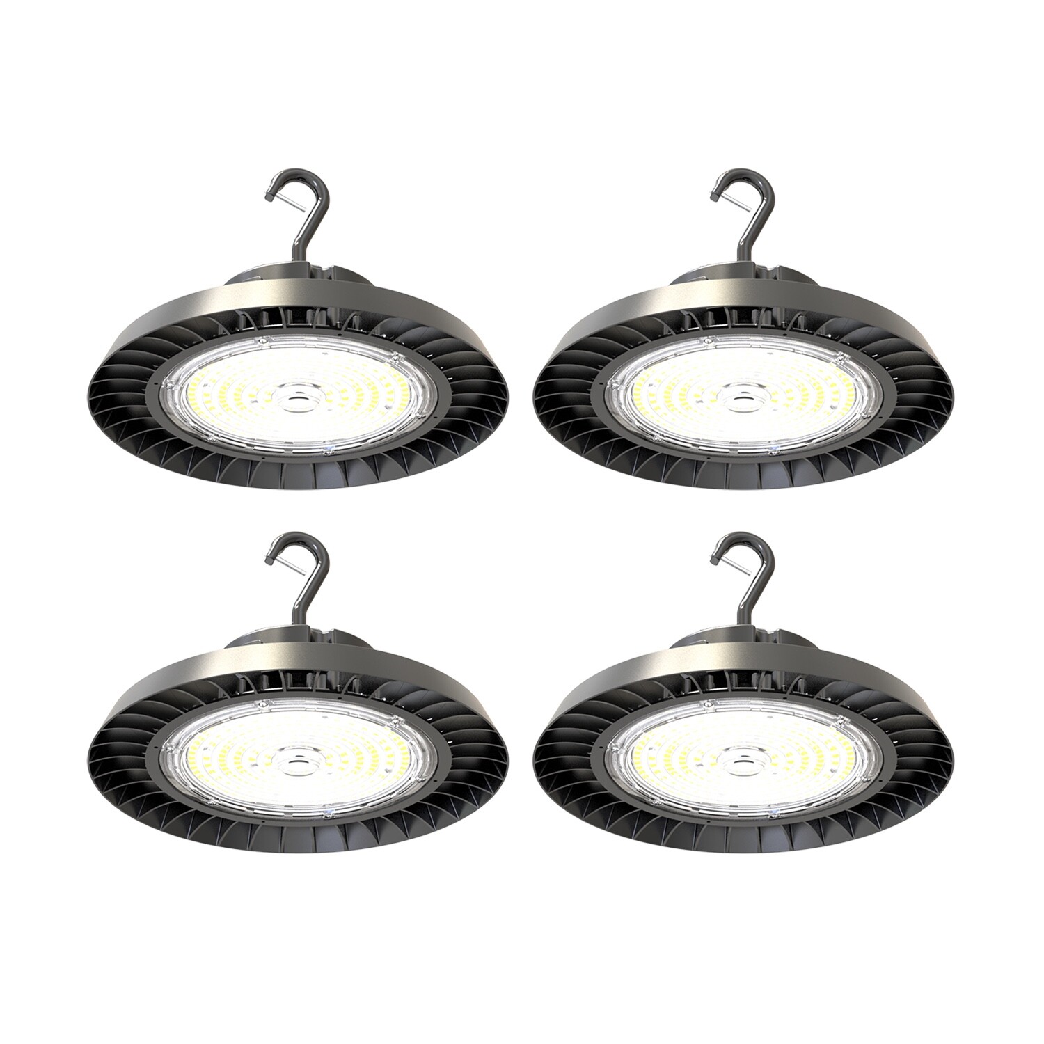 4-PK 200W LED High Bay Light, 5000K, 160lm/watt, UL DLC, 6FT AC Plug 4-PK 200W LED High Bay Light, 5000K, 160lm/watt, UL DLC, 6FT AC Plug