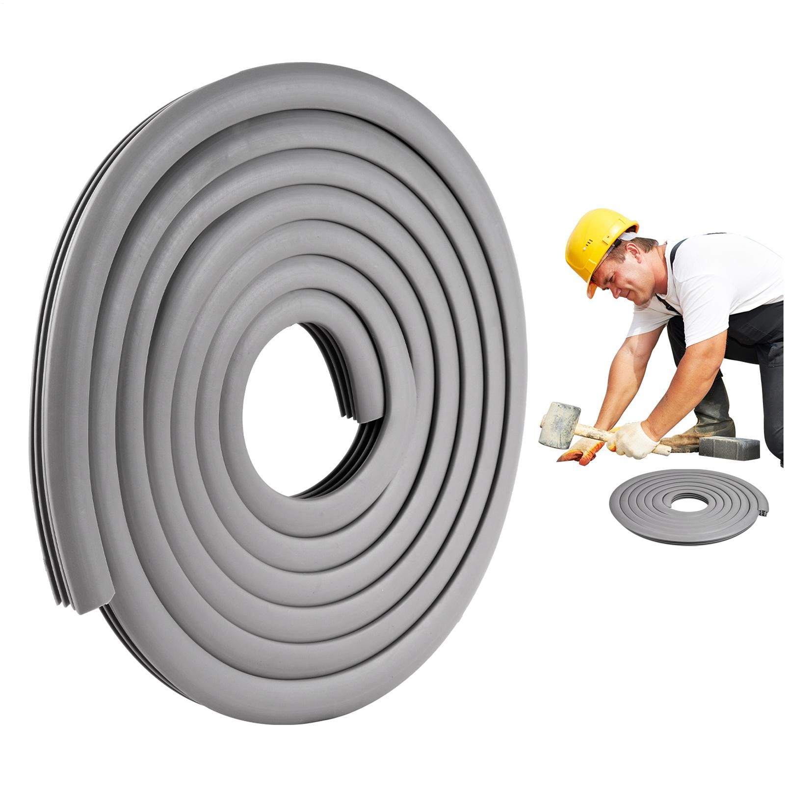 1/2'' Wide, 100 ft Long Resistant Expansion Joint Filler for Driveways, Sidewalk