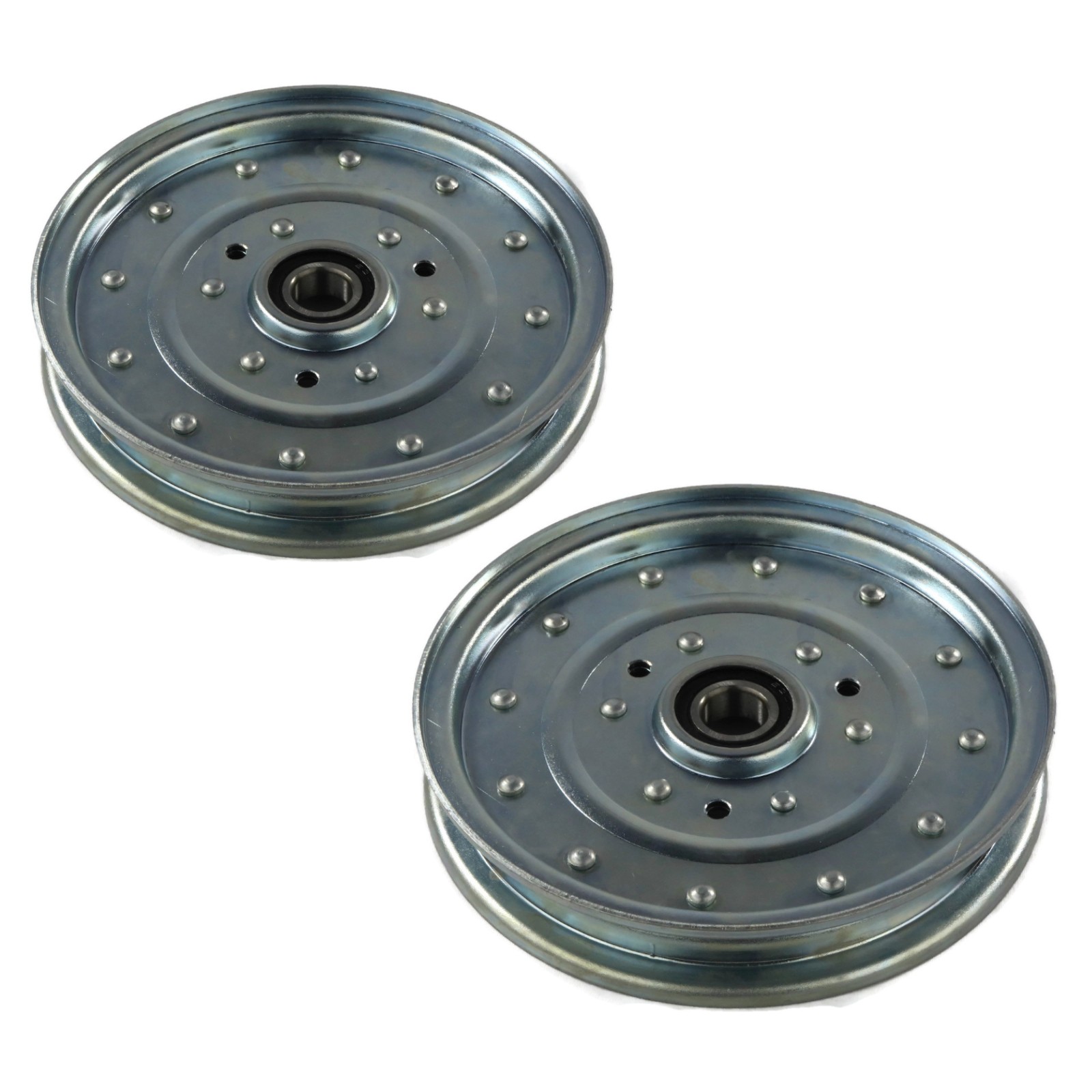 (Pack of 2) Flat Idler Pulleys for Toro & Exmark 1-633109, 116-4667, 126-7685