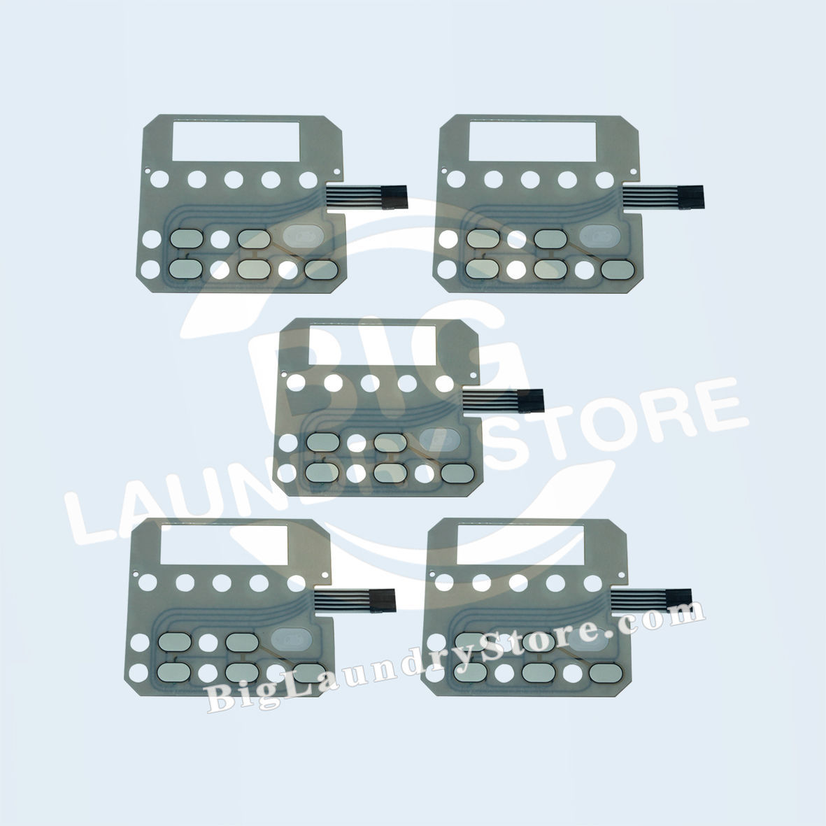 5 x Membrane Switch Touchpad for Huebsch or Speed Queen Dryers # 511867, 510034