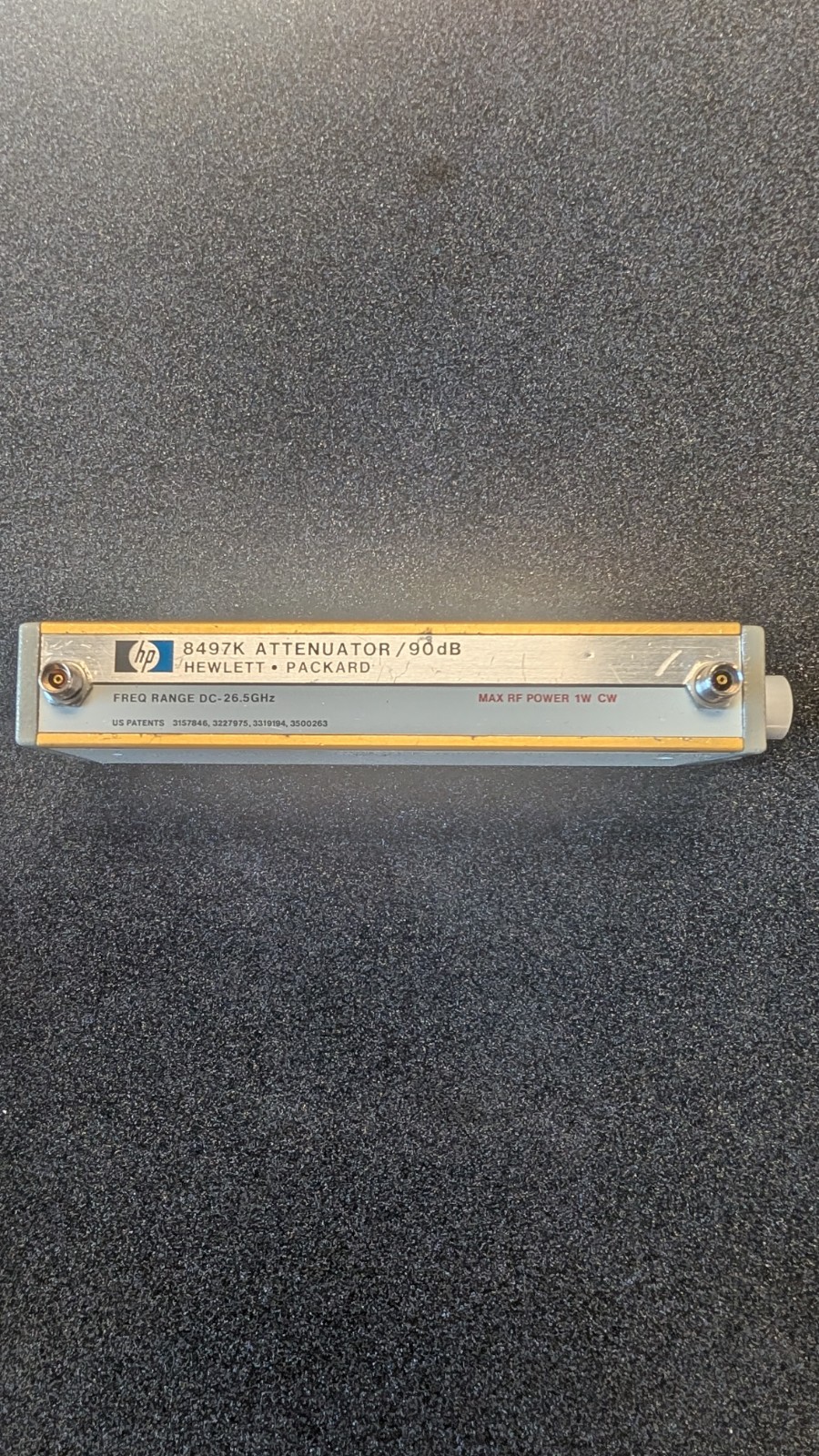 HP Agilent 8497K Opt 004/890 Step Attenuator 0-90dB DC-26.5GHz Tested HP Agilent 8497K Opt 004/890 Step Attenuator 0-90dB DC-26.5GHz Tested