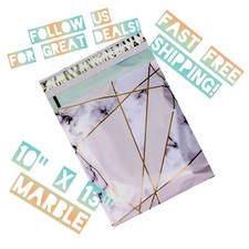 uPaknShip 10x13 Marble Designer Poly Mailers - Shipping Envelopes picture