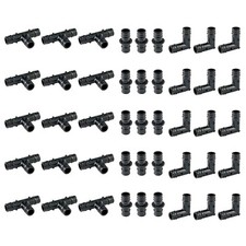 EFIELD 45 PCS PexA Poly Expansion Fittings 1/2