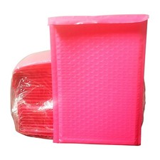 Pink Bubble Mailers #5 10.5x16 Heavy Duty Poly Padded Envelopes  picture