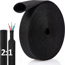 2:1 Heat Shrink Braided Sleeving Wire Loom for Wiring Harness Wires & Hoses  picture