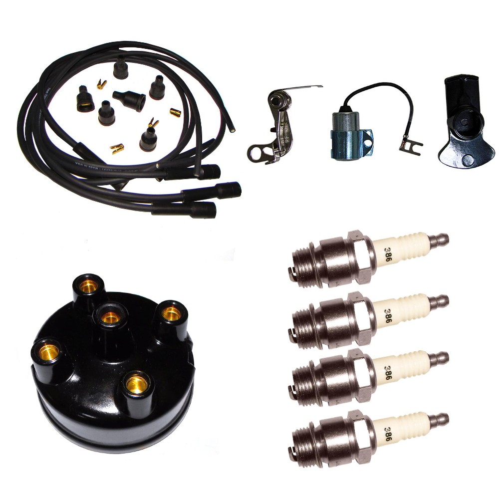 Ignition Tune up Kit Fits Case Tractor Autolite / Prestolite Distributor Tail Ro