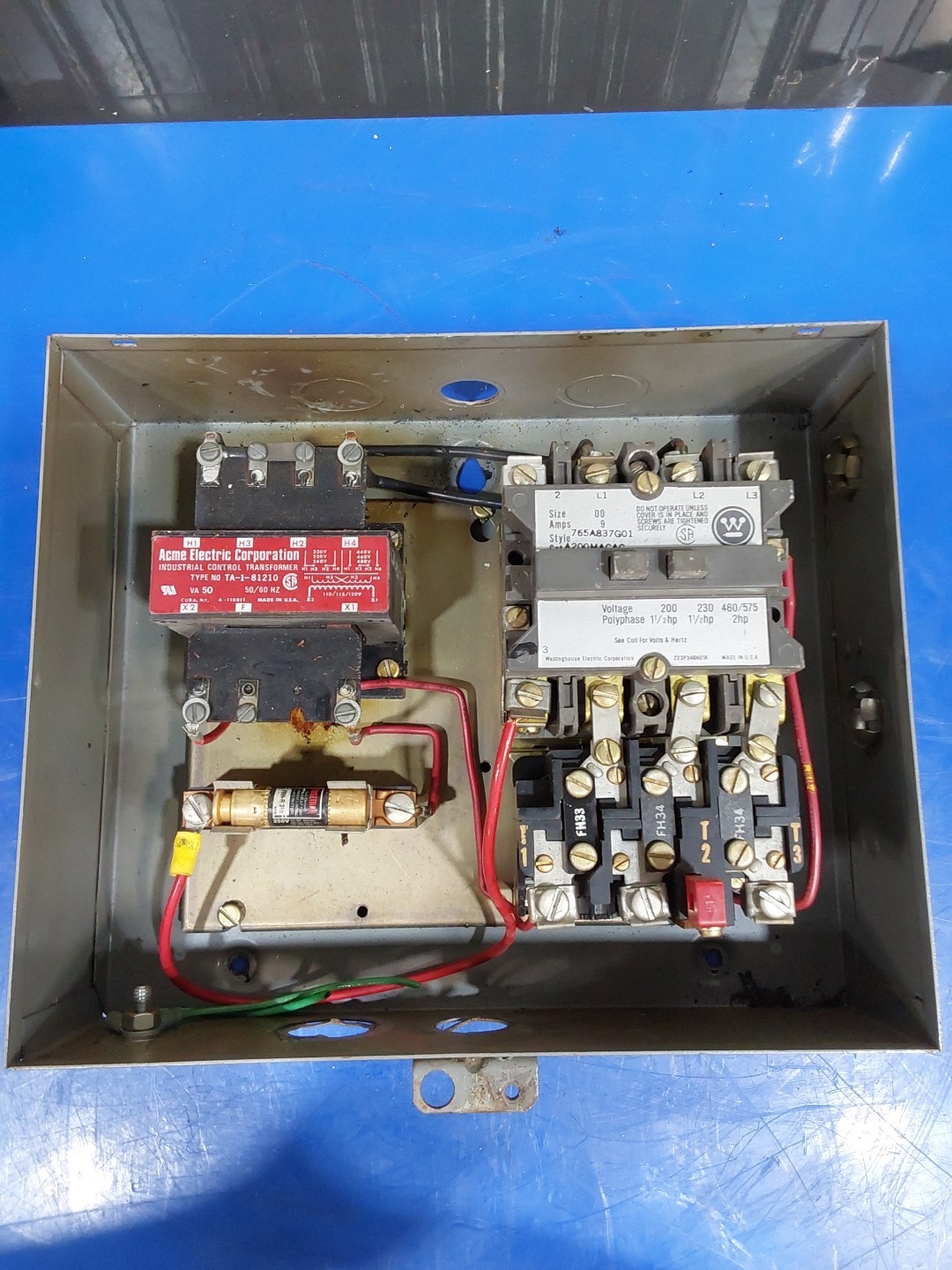 Westinghouse A200MACAC 765A837G01 Motor Control ENCLOSURE 276A616G01