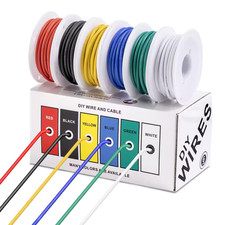 22 Awg Wires 6 Different Colored 180Ft Total, 22 Gauge Electronic PVC picture