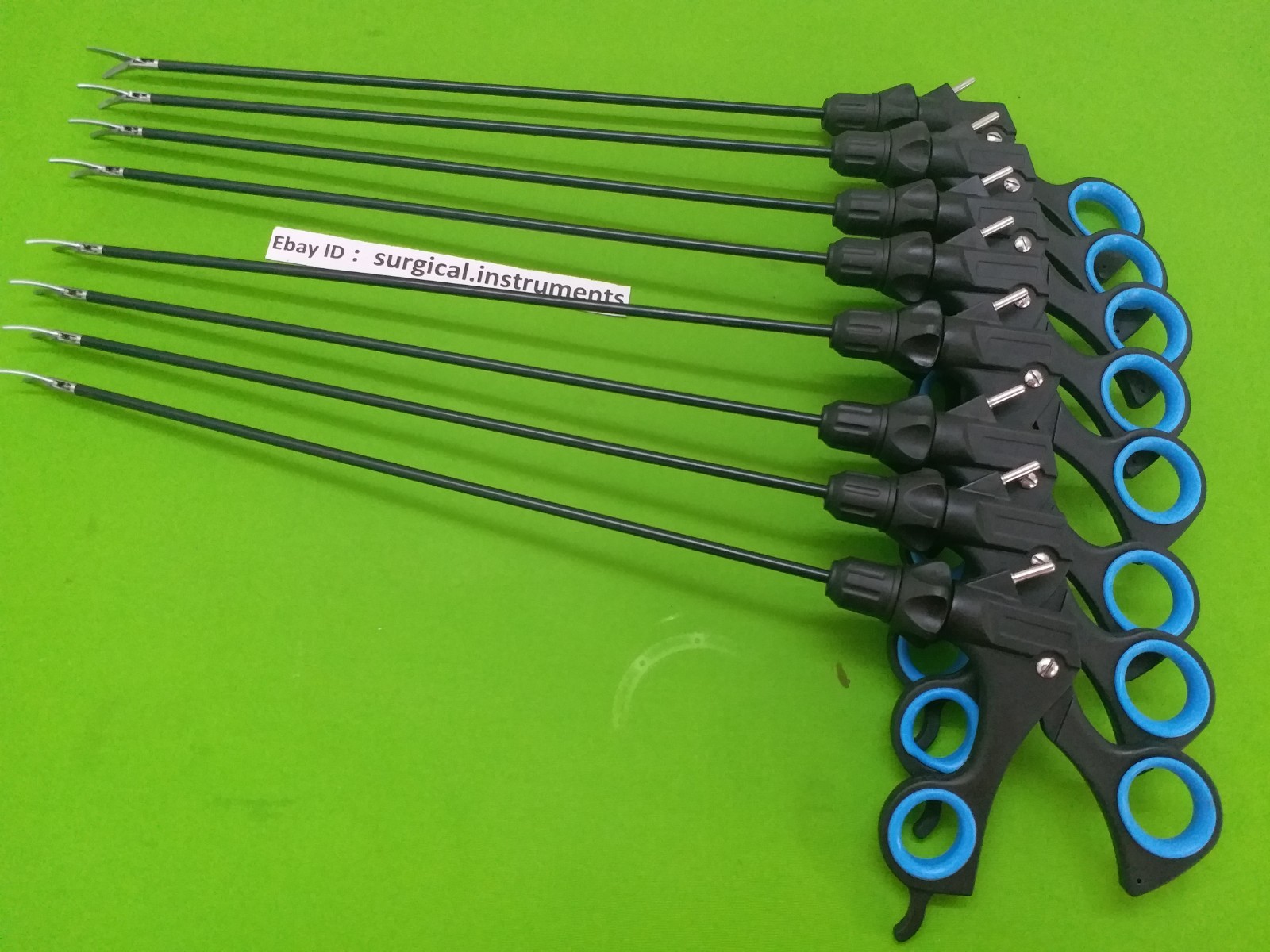 8pc Laparoscopic Curved Scissor 5mmx330mm Endoscopy Reusable Surgical Instrument 8pc Laparoscopic Curved Scissor 5mmx330mm Endoscopy Reusable Surgical Instrument