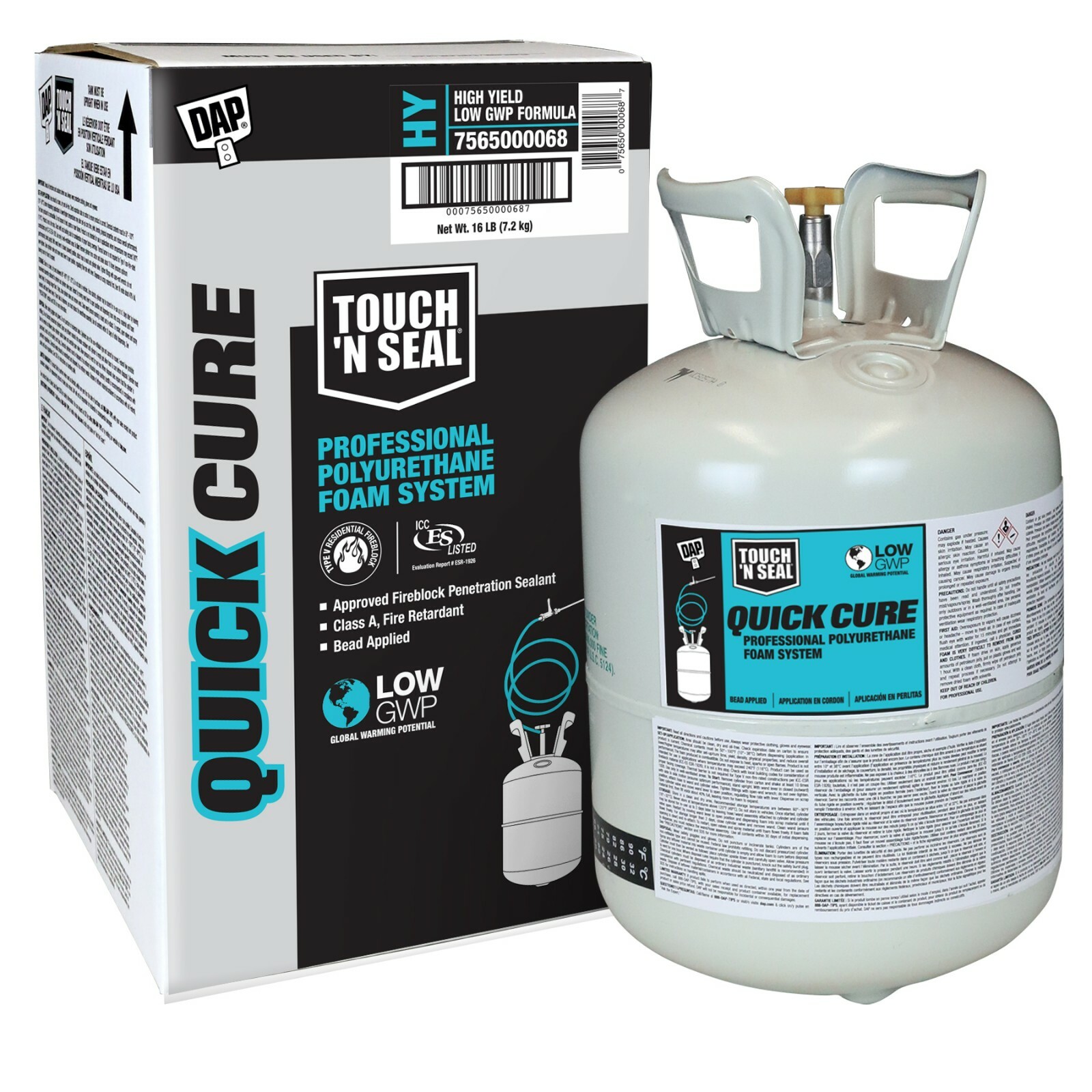 Touch N Seal 16 lb High Yield Quick Cure Foam Sealant, Low GWP