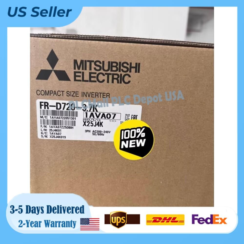 1PC New Mitsubishi FR-D720-3.7K Frequency Converter 3.7KW Brand