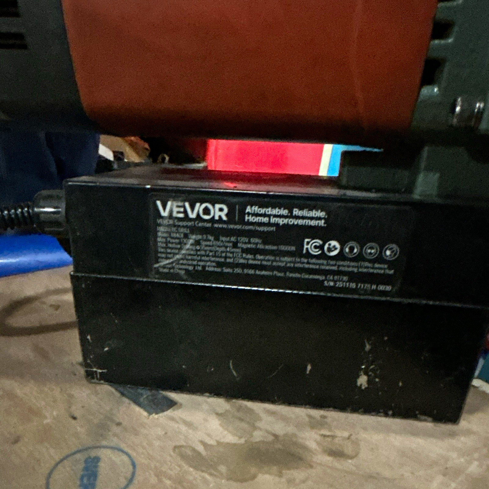 VEVOR Portable Magnetic Drill Press, Electric Magnetic Base, Manual Control