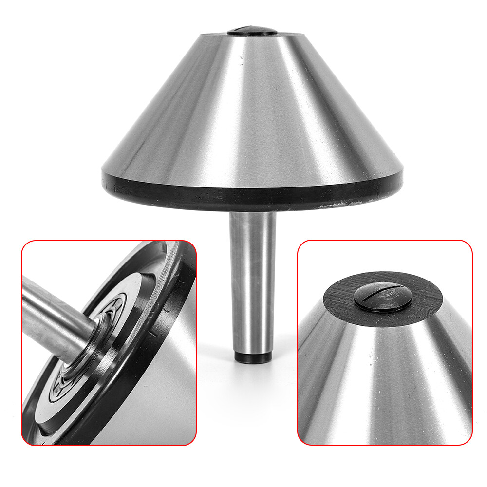 Live Center 6 Inch (150mm) Mt3 Bull Nose Live Center Morse Taper #3 For Lathe