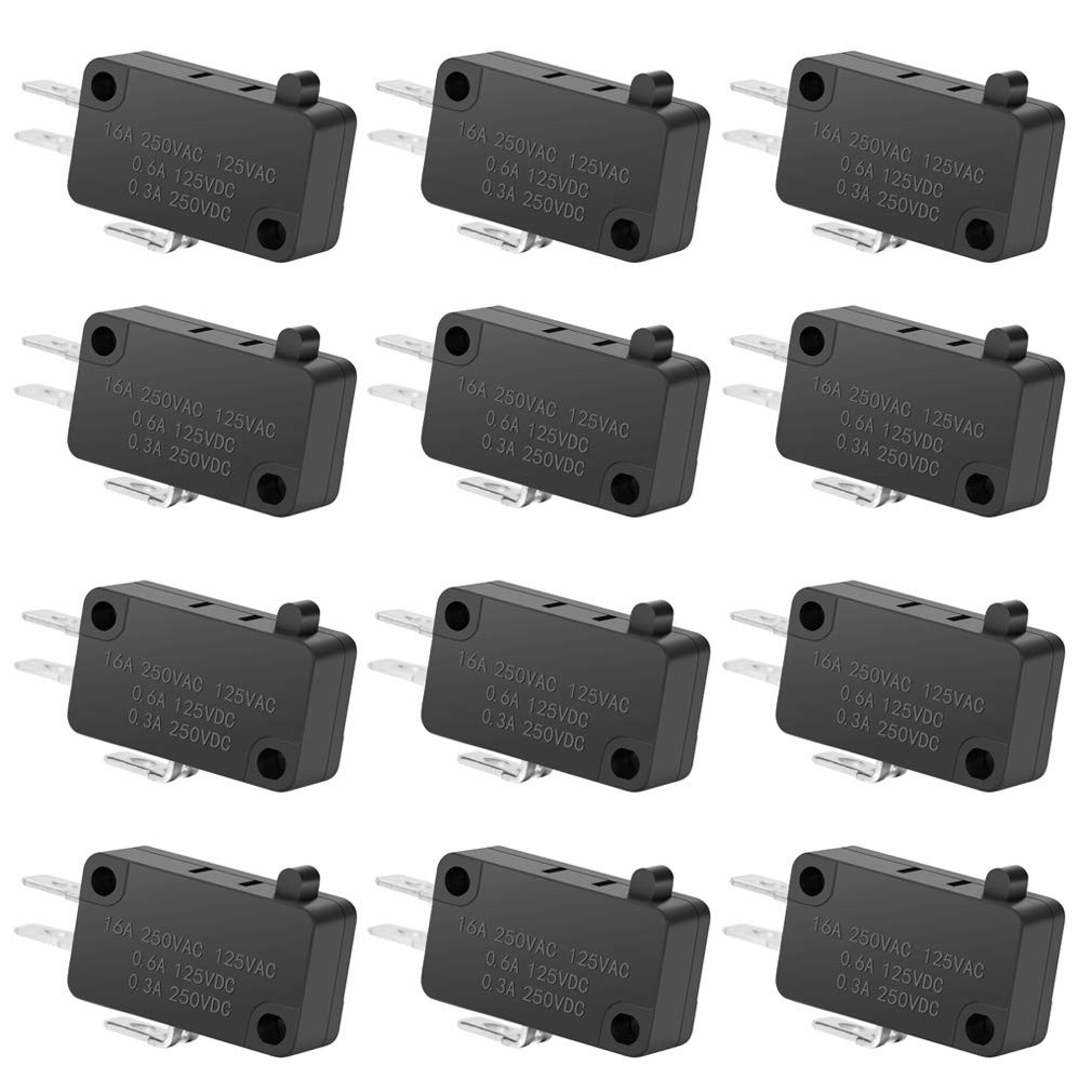 125V/250V 16A SPDT Snap Action Button Micro Limit Switch for Microwave Oven Doo 125V/250V 16A SPDT Snap Action Button Micro Limit Switch for Microwave Oven Doo