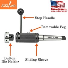 MT3 Sliding Lathe Tailstock Die Holder Set Metric & Imperial Threading Tool Kit picture