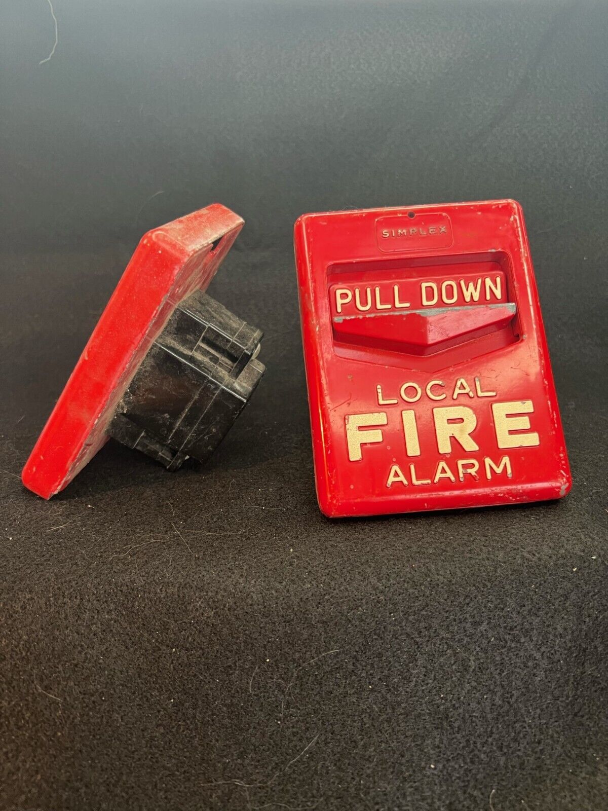 Vintage Simplex 4251-111 Fir Alarm Pull Station