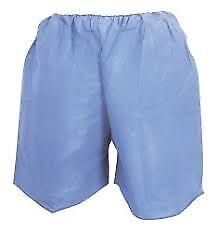 Tech Styles 45410-100 Patient, Shorts, Elastic Waist, True Blue, Youth, 100CT