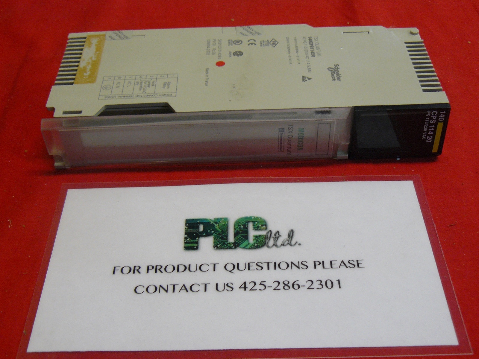 140CPS11420 Used TESTED 1 Year Warranty Modicon AC Power Supply 140-CPS-114-20
