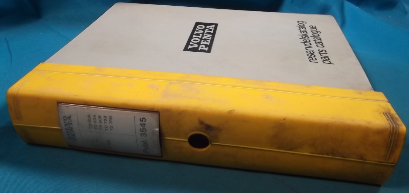 VOLVO PENTA TD60A TD60B D70B TD70B TD70G ENGINE PARTS MANUAL
