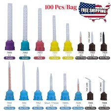 Dental Disposable Mixing Tips for Impression Material,C&B, Cements 100 Pcs/Bag picture