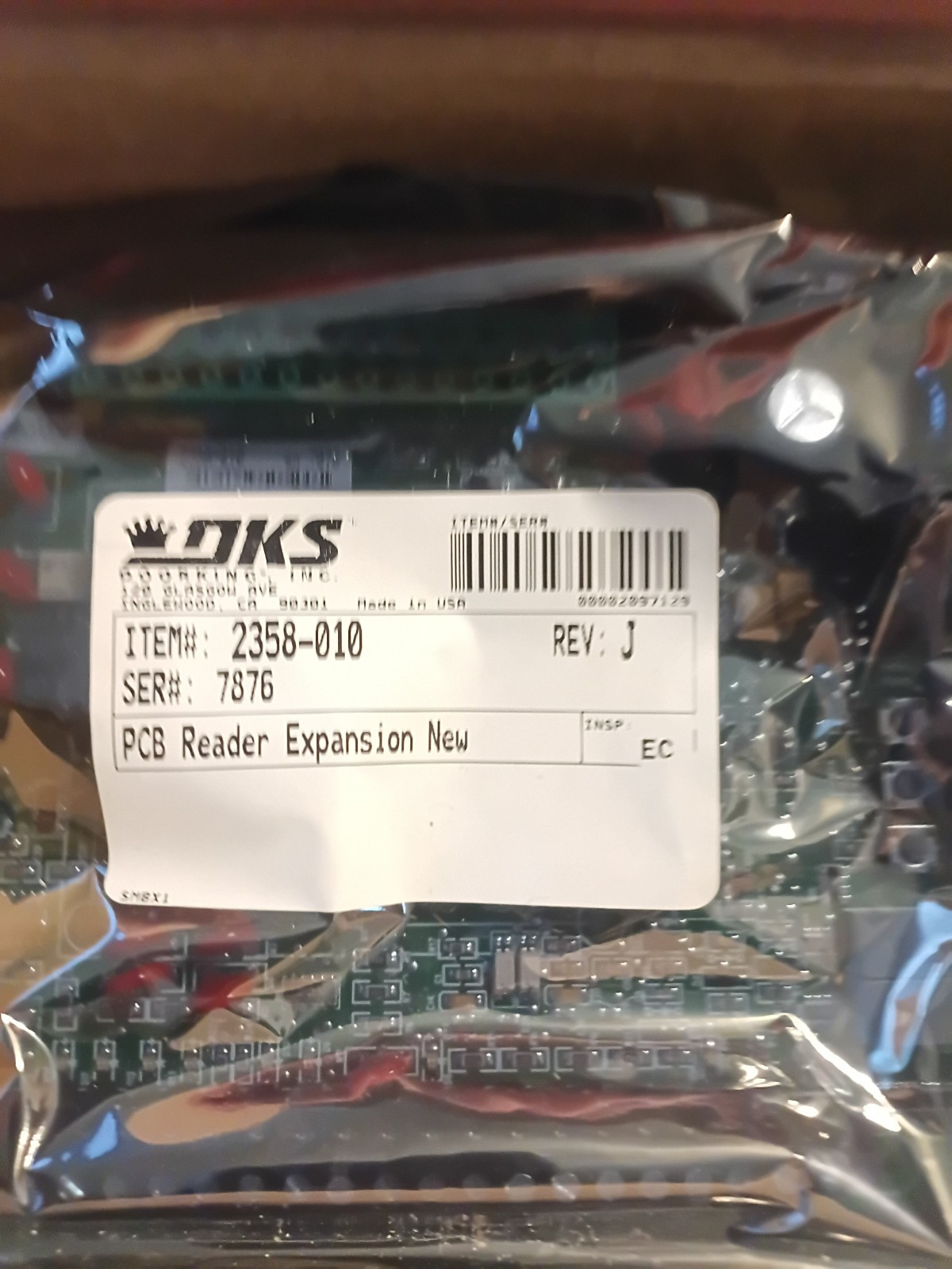 DKS Doorking 2358-010 PCB Reader Expansion New