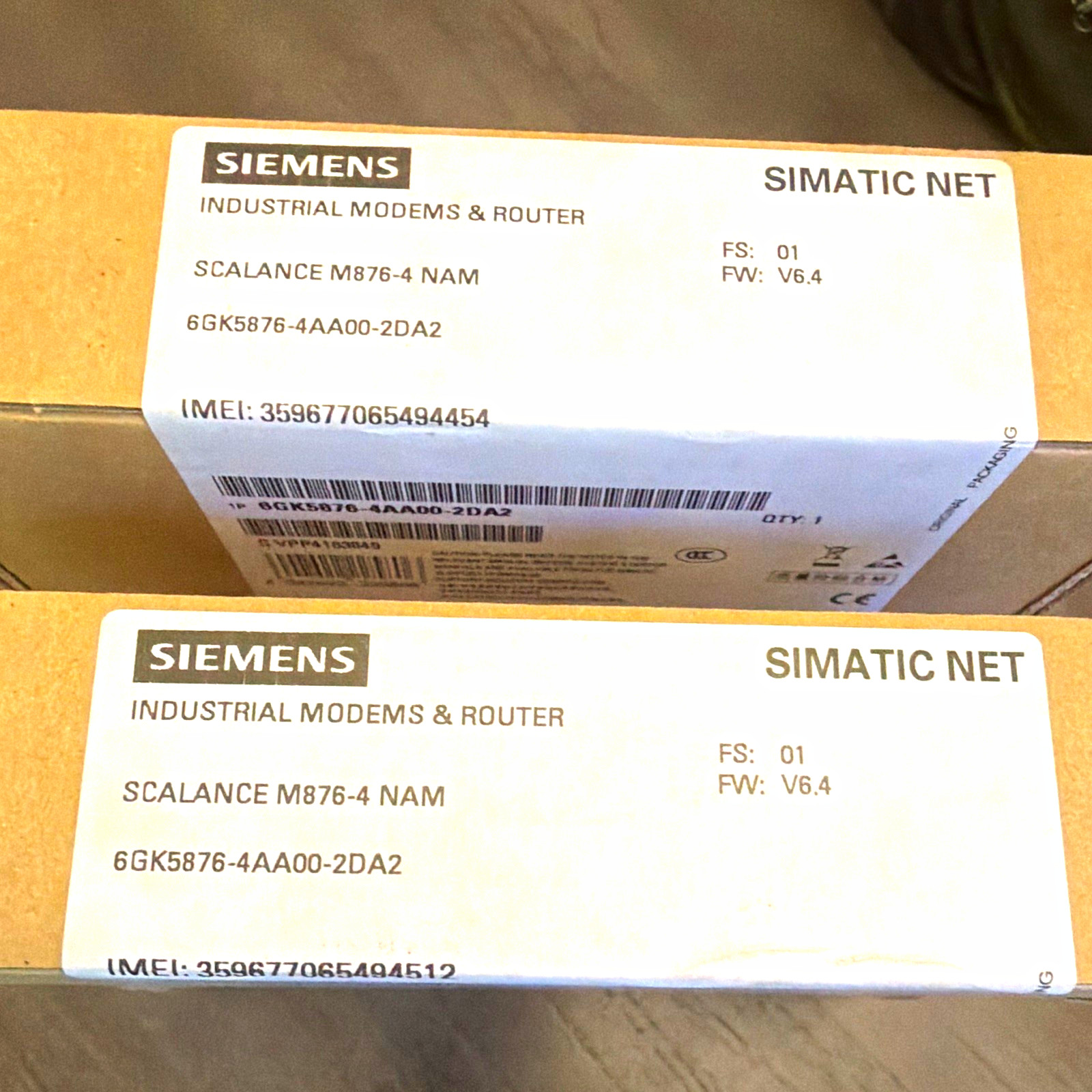 Siemens (6GK5876-4AA00-2DA2) SCALANCE M876-4 NAM Modem & Router - Brand New