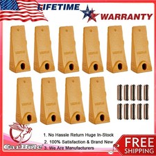 5PCS 6737325 Bucket Teeth & 6737326 Bobcat Style Flex Pins for Bobcat Skid Steer picture
