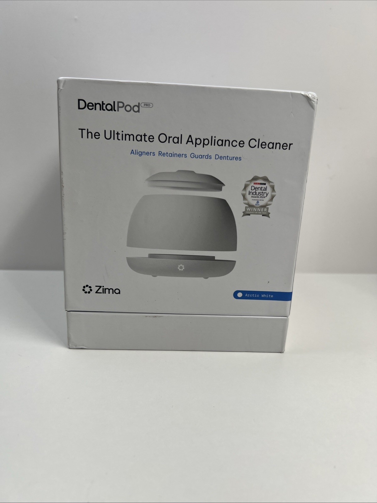 Zima Dental Pod PRO The Ultimate Oral Appliance Cleaner Arctic White