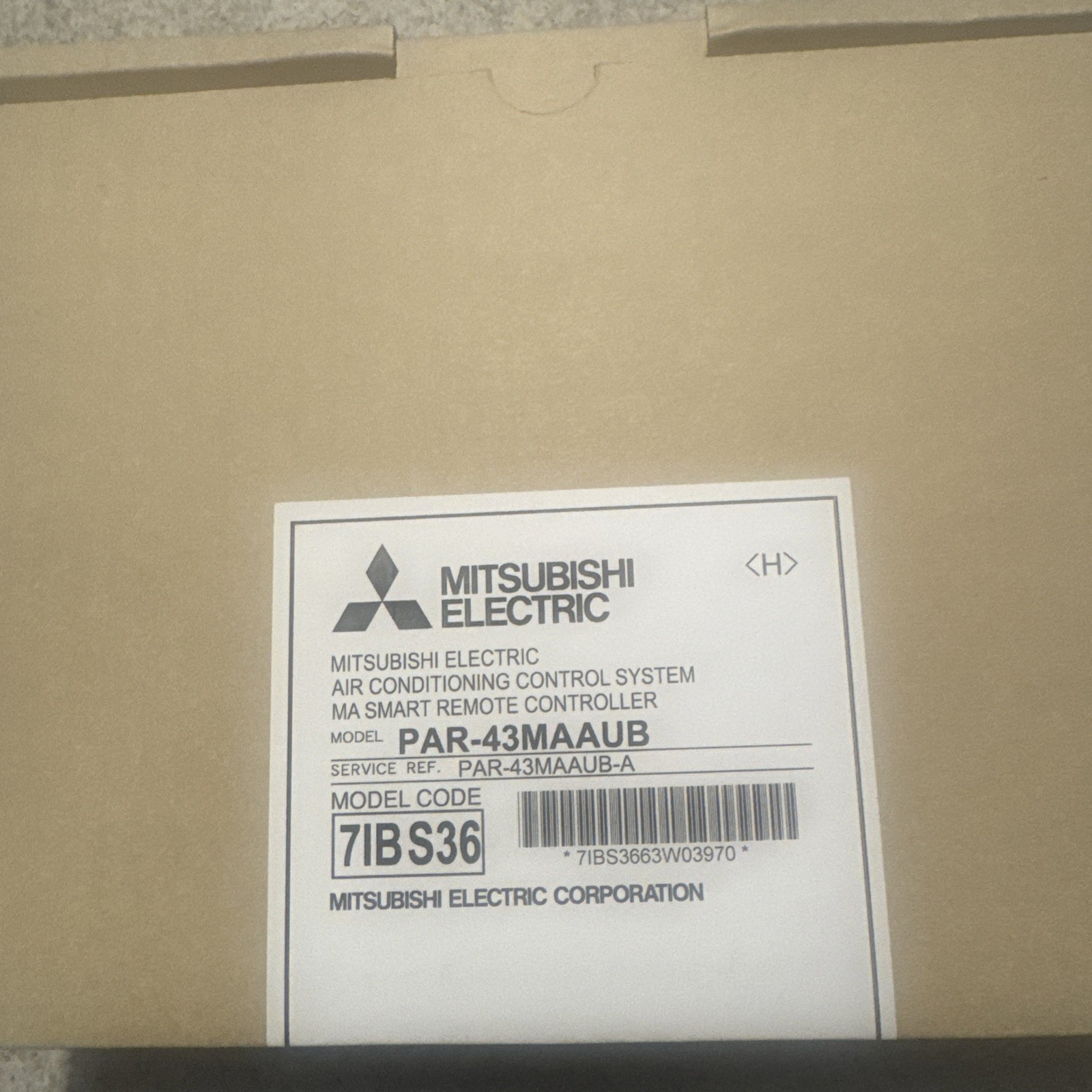 Mitsubishi Electric PAR-43MAAUB Wired MA Remote Controller