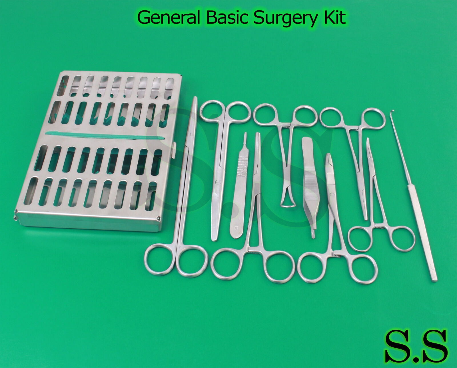 New O.R Grade General Basic Surgery Kit  Spay Pack Dental Surgical Inst DS-1074