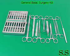 New O.R Grade General Basic Surgery Kit  Spay Pack Dental Surgical Inst DS-1074 picture