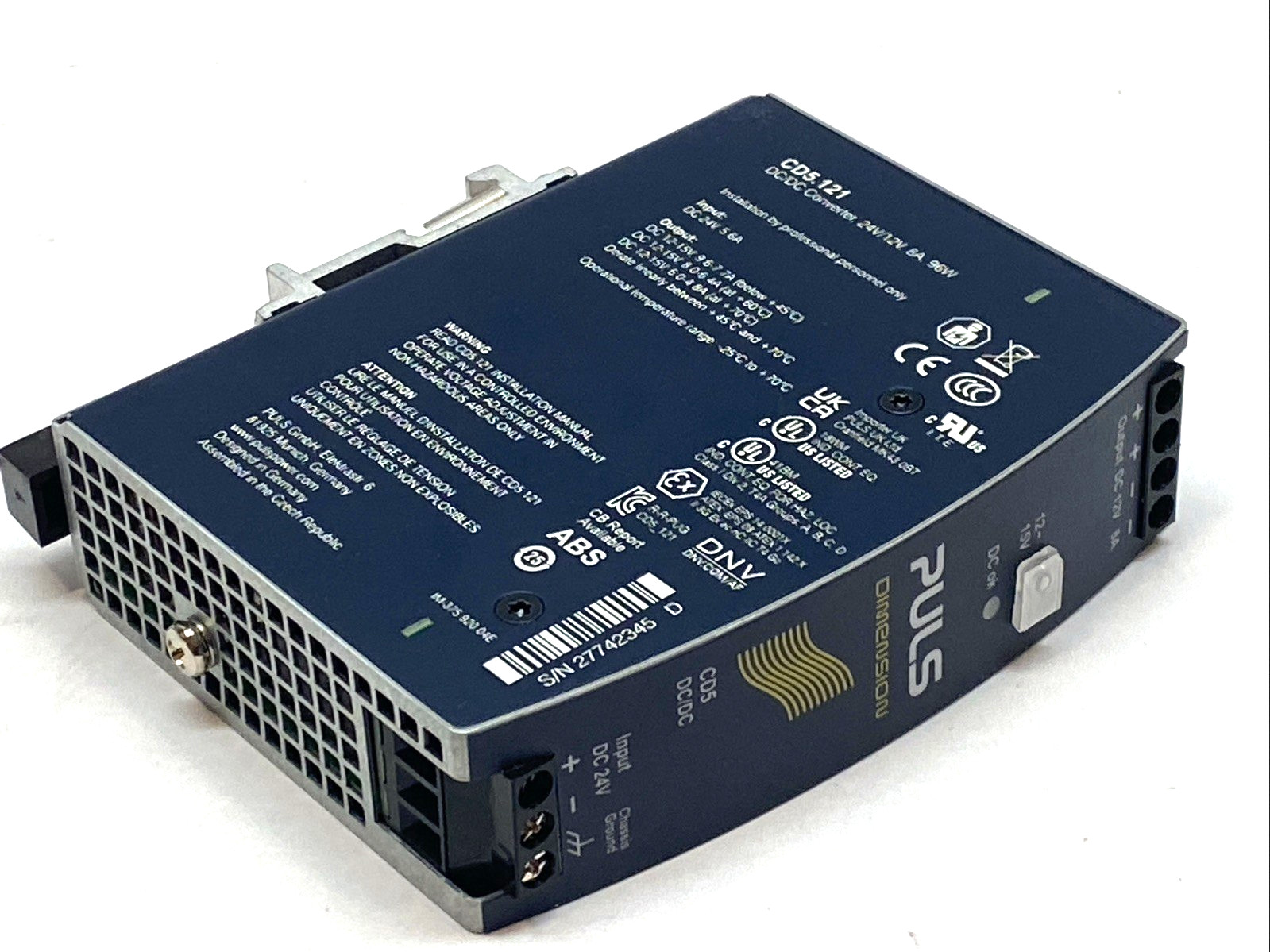 Puls CD5.121 Dimension DC/DC Converter Power Supply 96W