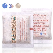 [20 Gram 20 Packages] Adsorbco Rechargeable Molecular Sieve Desiccant Packs picture